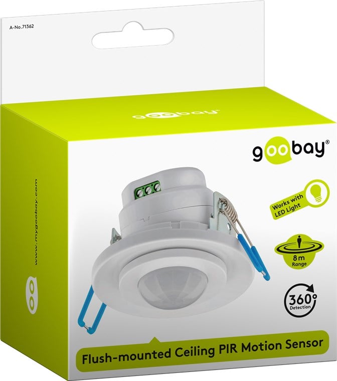 Sensore di Movimento PIR con Montaggio ad Incasso