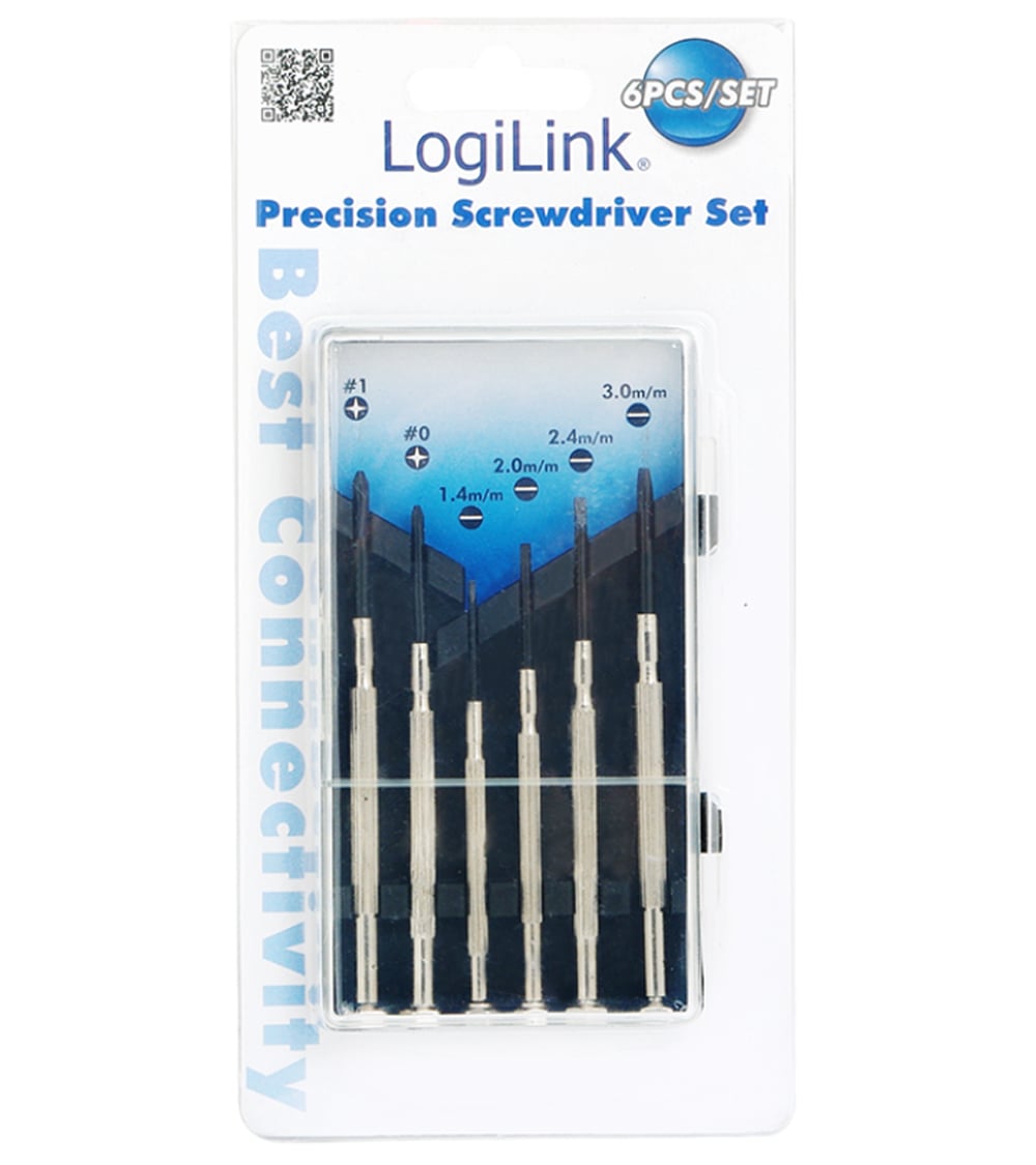 Valigetta di 6 Cacciaviti a Taglio e Phillips