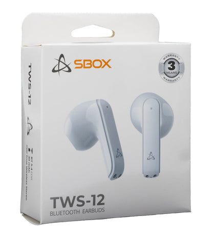 Cuffie Auricolari con Microfono Bluetooth EB-TWS12 Bianco