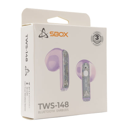 Cuffie Auricolari Bluetooth con Microfono EB-TWS148 Viola