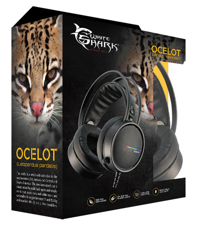 Cuffie Gaming con Microfono Nero, GH-2042 OCELOT