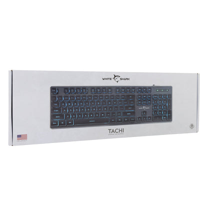 Tastiera Gaming USB 104 Tasti con Retroilluminazione LED Nero