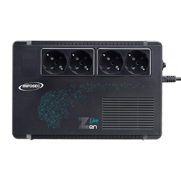 Gruppo di continuità UPS 650VA con 4 prese Line Interactive