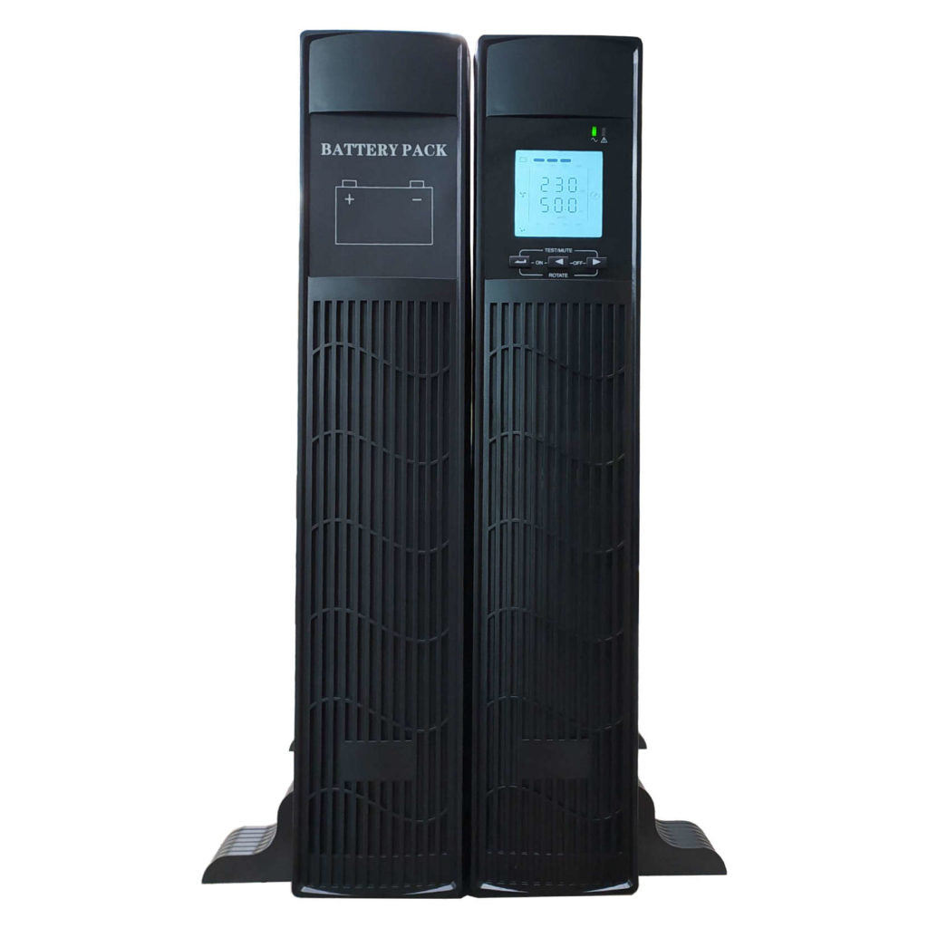 Gruppo di Continuità UPS 3000VA 2700W OnLine Doppia Conversione Tower/Rack con Batterie Hot Swap