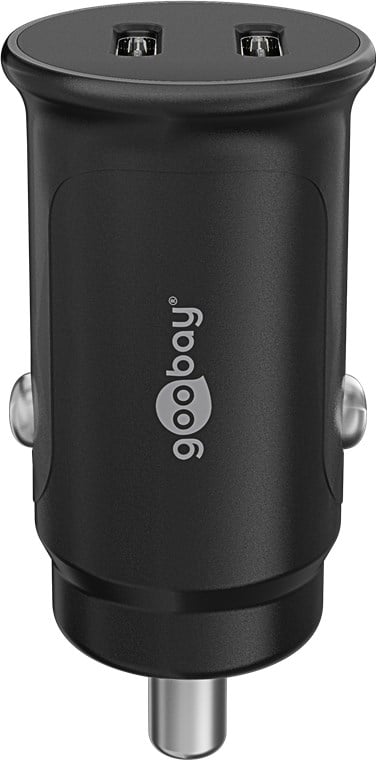 Caricatore Compatto da Auto 2 porte USB-C PD Power Delivery 30W