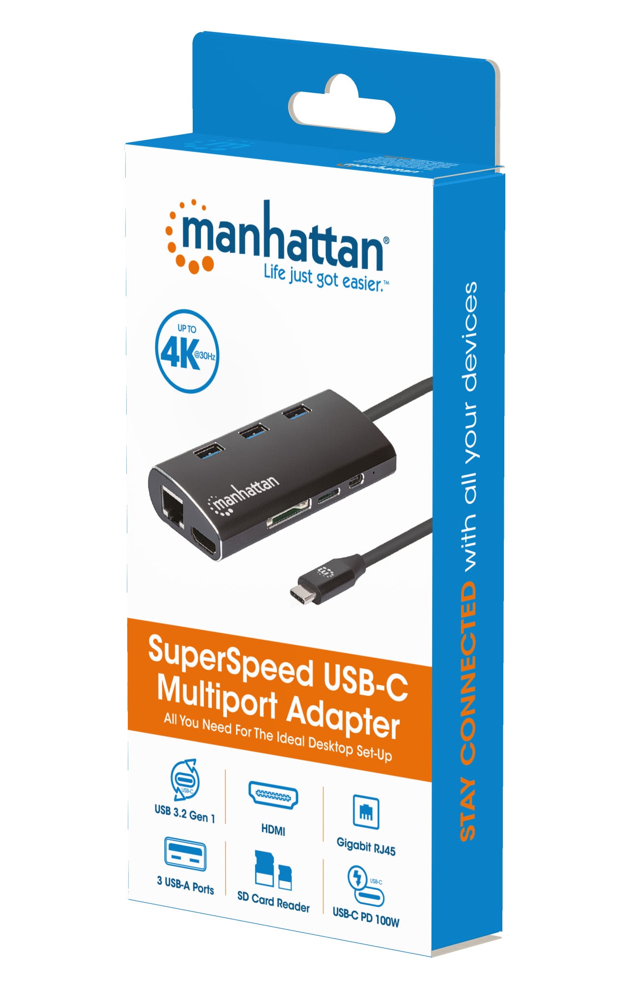Adattatore USB-C SuperSpeed Multiporta