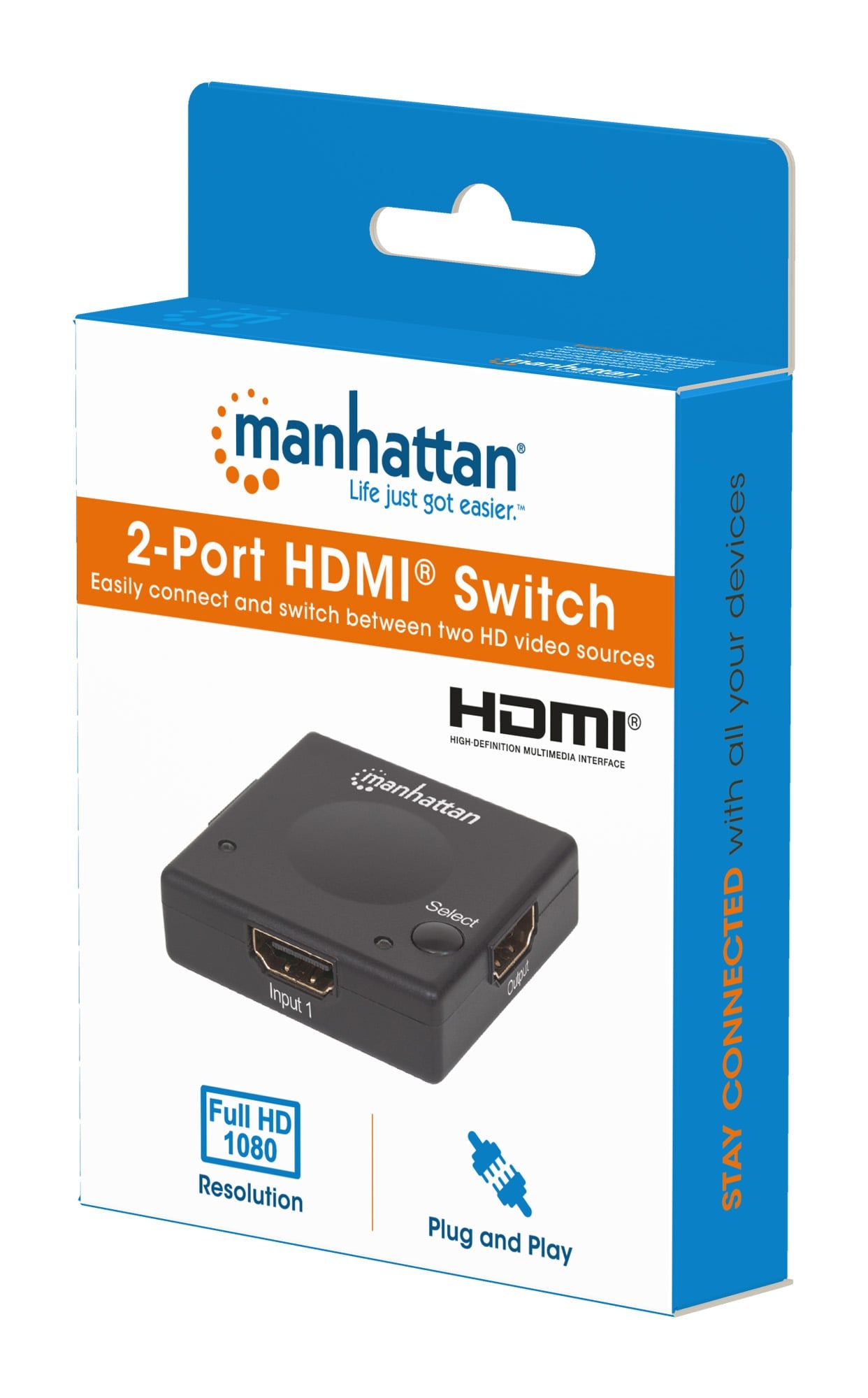 Switch HDMI 2 porte 1080p
