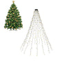Catena Luminosa 400 Luci LED IP44 Bianco Caldo per Albero con Anello