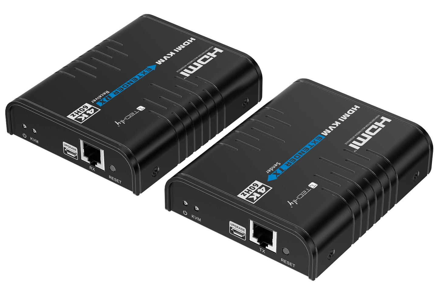 KVM HDMI 4K@60Hz Extender Cavo Cat.5/6 Nero