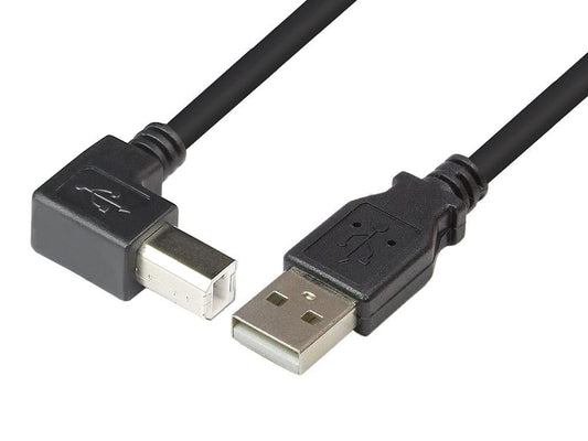 Cavo USB 2.0 A maschio/B maschio angolato 3 m