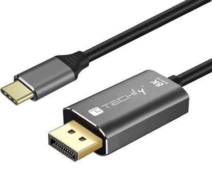 Cavo Adattatore USB-C 3.2 a Displayport 1.4 8K@60Hz 1,8 m