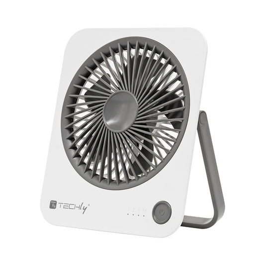 Ventilatore da Scrivania Ultra Sottile Pieghevole e Portatile a 4 Velocit&agrave;