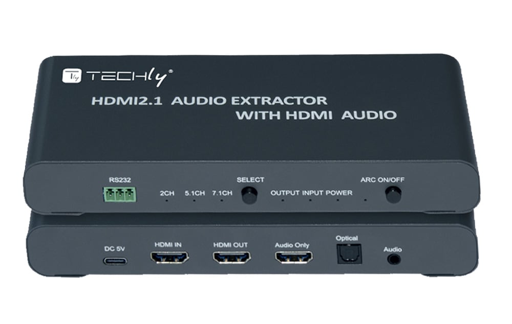Estrattore Audio HDMI 2.1 LPCM7.1 ARC 8K Audio 3.5'' e Toslink SPDIF