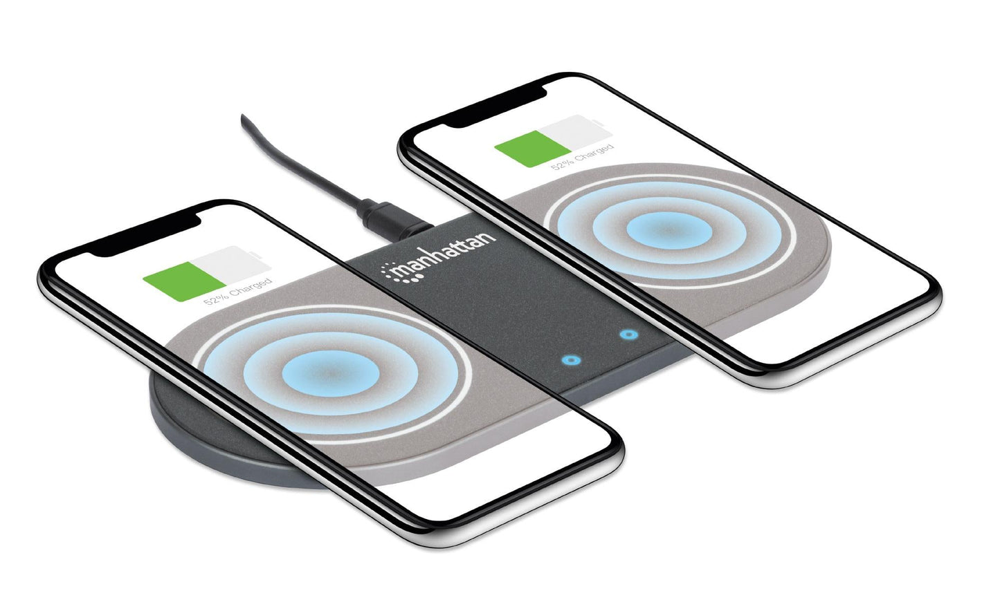 Doppia Stazione di Ricarica Wireless 30W