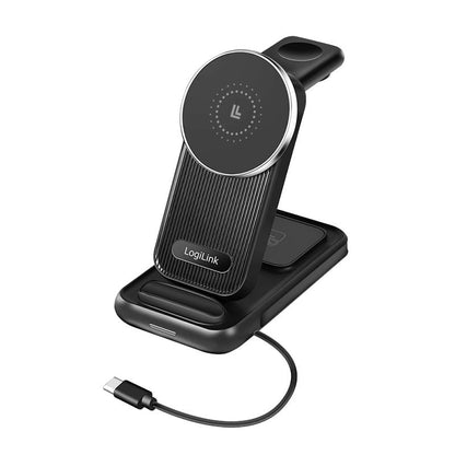 Stazione di Ricarica Wireless USB-C 4 in 1 compatibile con Apple MagSafe 20,5W Nero