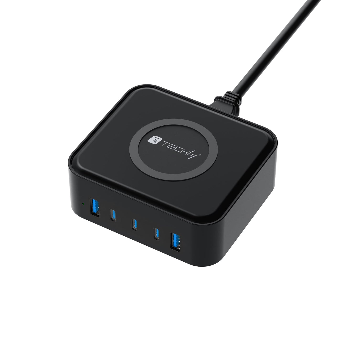 Stazione di Ricarica Wireless 65W 3xUSB-C e 2xUSB-A