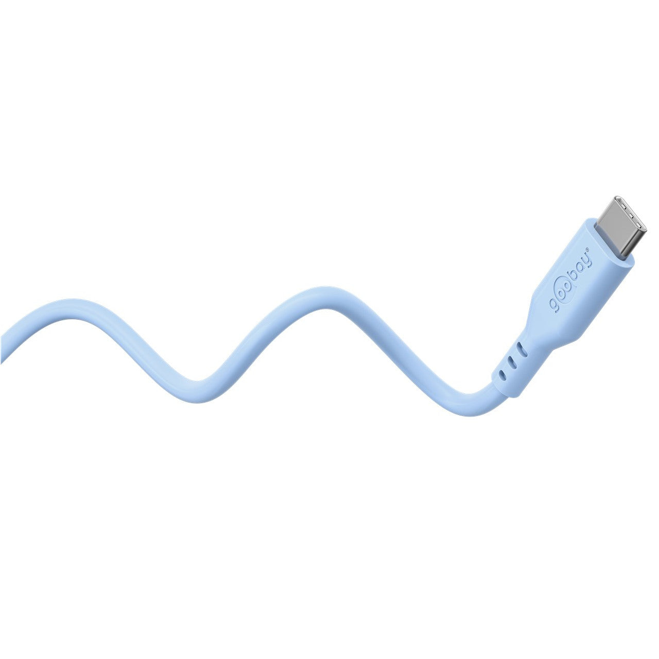 Cavo USB-C Maschio/Maschio USB 2.0 in Silicone 1,5 metri Azzurro