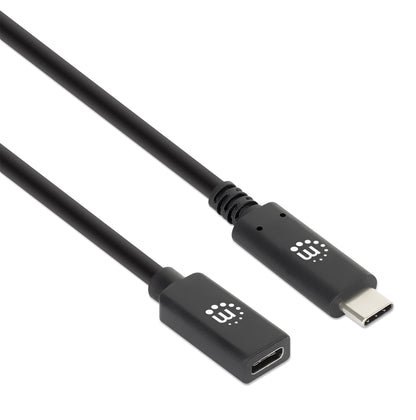 Cavo prolunga USB 3.2 Gen 2 SuperSpeed+ USB-C Maschio/Femmina 0,5m Nero