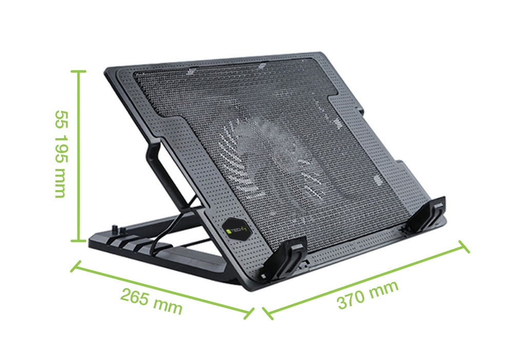 Supporto per notebook fino a 17.3'' con sistema di raffreddamento