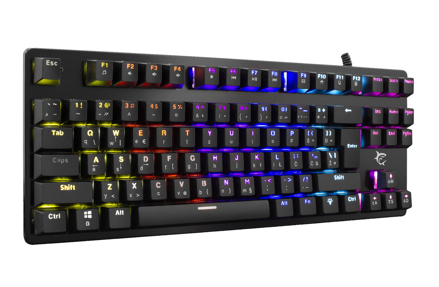 Tastiera Gaming Meccanica in Metallo RGB LED SPARTAN GK-1925