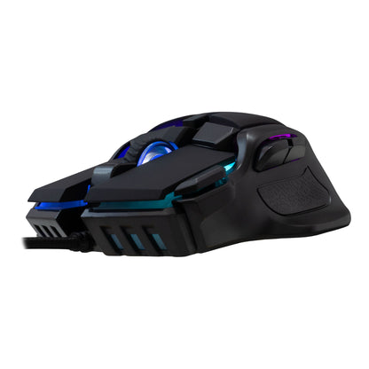 Mouse Ottico USB Gaming 7200 Dpi Retroilluminazione LED RGB Nero, PIRANHA