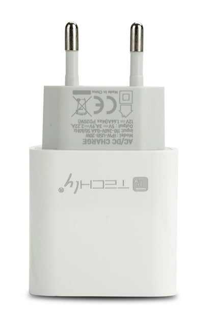 Caricatore Alimentatore USB-C da Muro 20W PD per Smartphone o Tablet