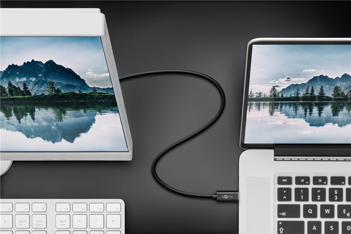 Cavo Adattatore USB-C a DisplayPort 4K 1.2m Nero