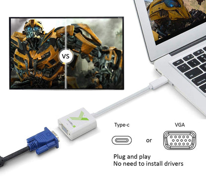 Cavo Convertitore Adattatore da USB-C M a VGA F
