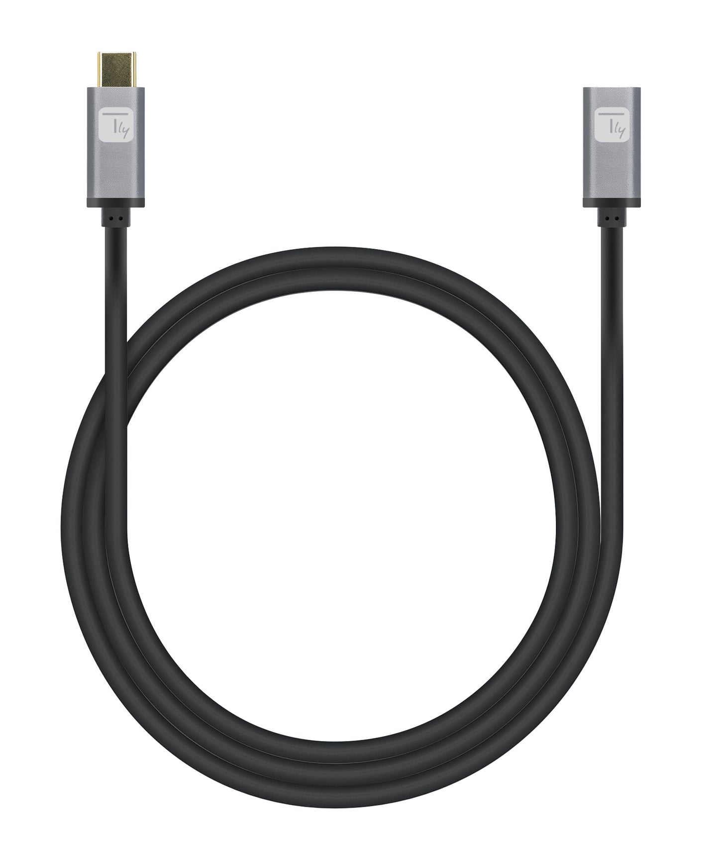 Cavo prolunga USB 3.2 Gen 2 USB-C M/F 1m Nero