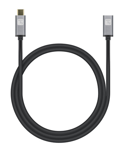 Cavo prolunga USB 3.2 Gen 2 USB-C M/F 1m Nero