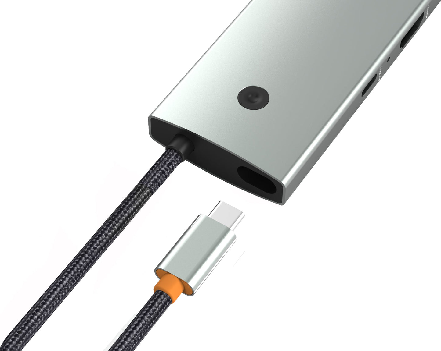 Docking Station Multifunzione Hub USB-C 6 in 1 con interruttore