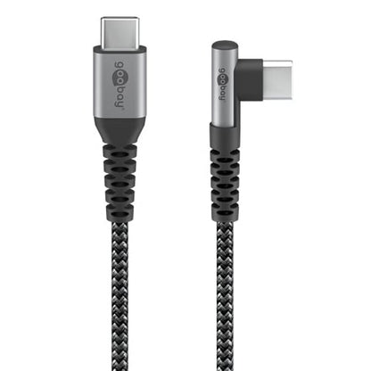 Cavo USB-C Maschio Angolato a USB-C Dritto 0,5m