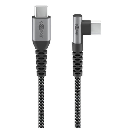 Cavo USB-C Maschio Angolato a USB-C Dritto 2m