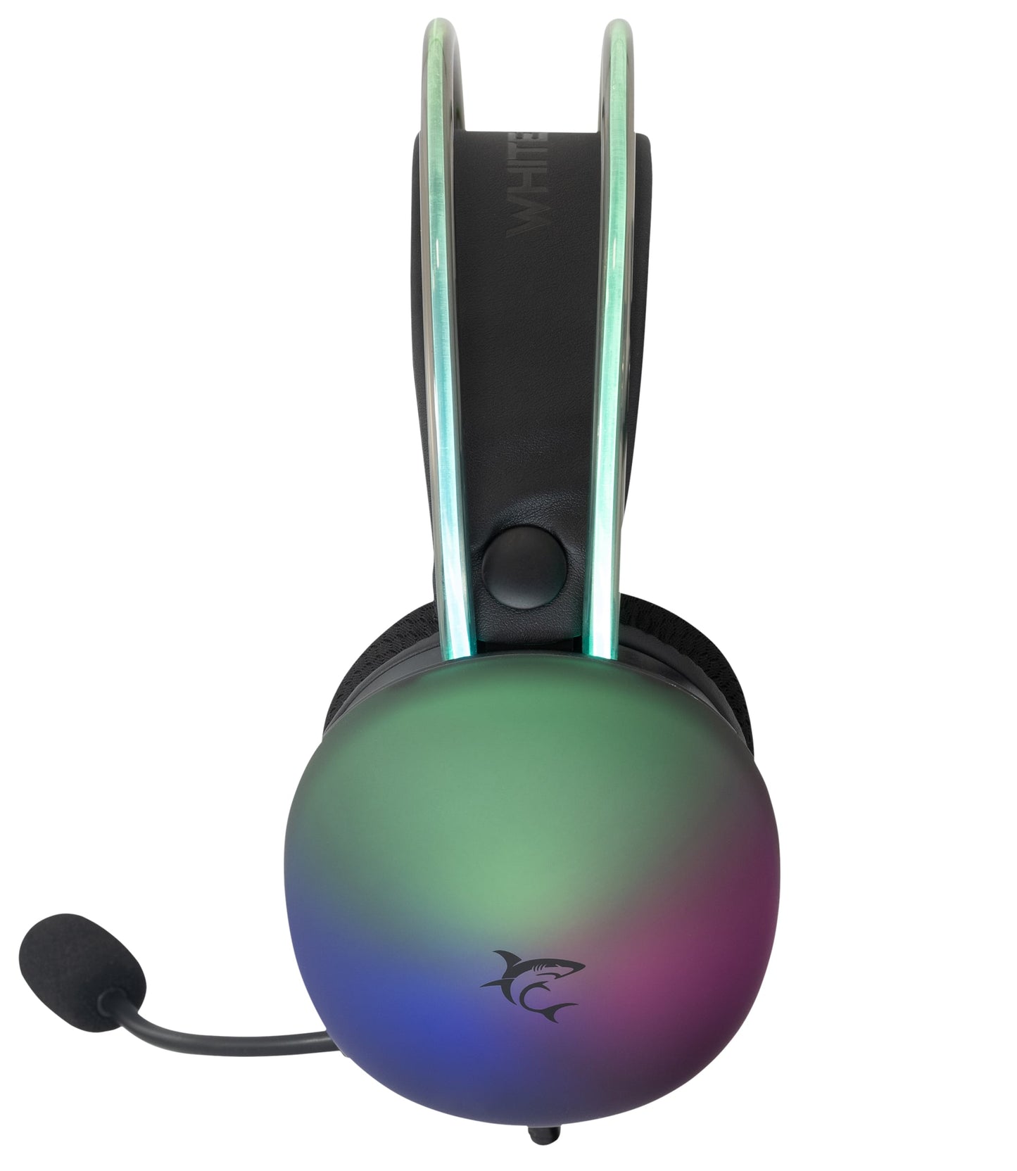 Cuffia Gaming Stereo con Microfono e Illuminazione RGB su Cuffie e Archetto Nero FIREFLY