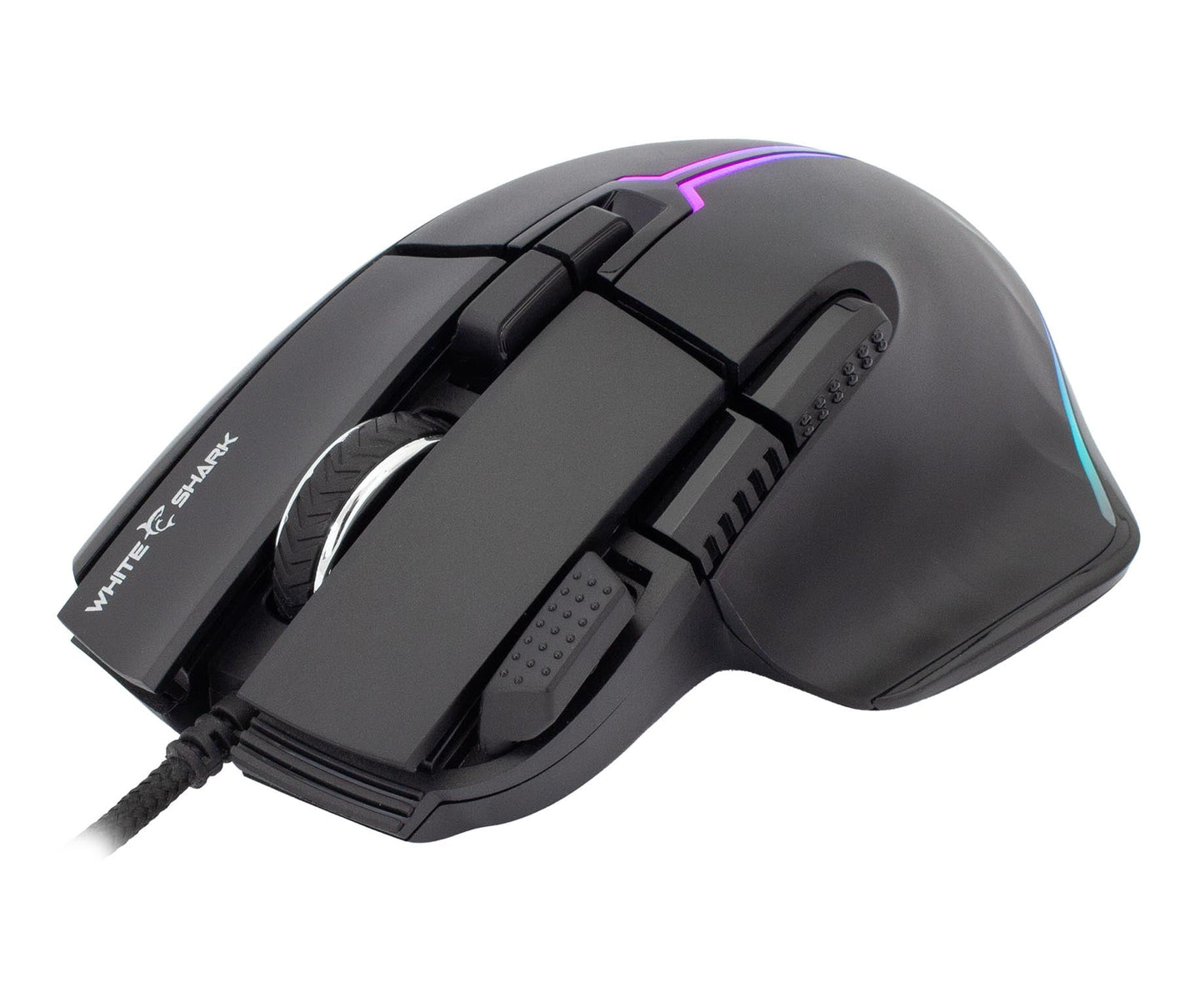 Mouse Ottico USB Gaming 12000 Dpi 9 Tasti Retroilluminazione LED RGB Nero, MARROK