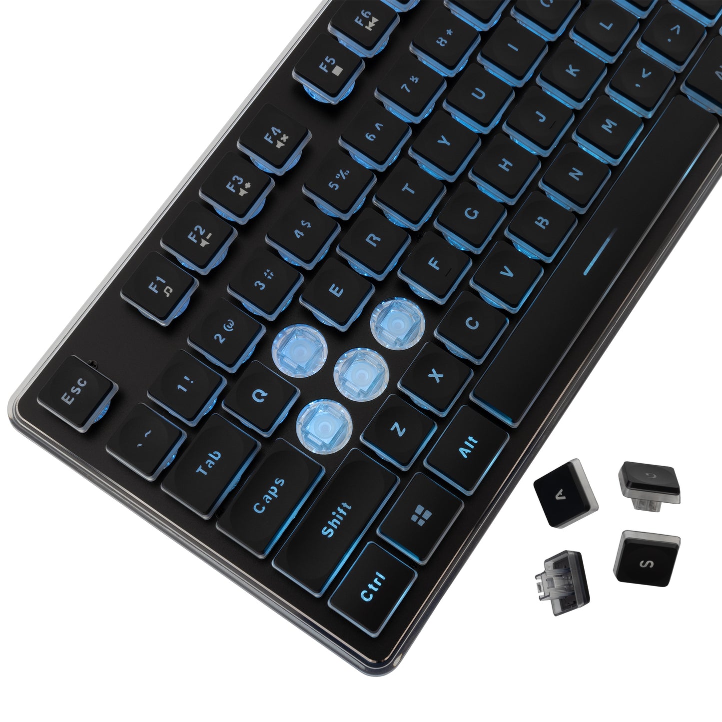 Tastiera Gaming USB 104 Tasti con Retroilluminazione LED Nero