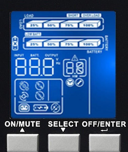 Gruppo di Continuità UPS E3 Pro 2000VA 1800W 4 Prese IEC 2U Nero