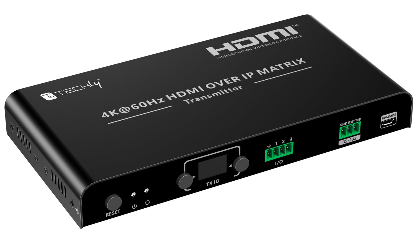 Trasmettitore per Matrix Extender HDMI Over IP 4K su Cavo Cat.6 fino a 120m