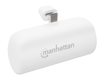 Power Bank PD 5000 mAh con Presa USB-C Integrata 20W Bianco