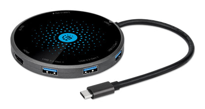 Docking Station USB-C 8-in-1 con Pad di Ricarica Wireless
