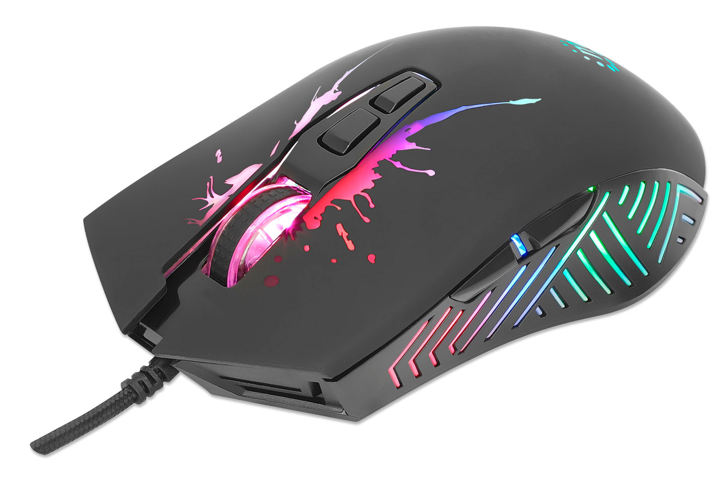 Mouse Ottico USB Gaming 7200 Dpi Retroilluminazione LED RGB