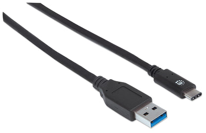 Cavo USB 3.2 Gen2 A Maschio / USB-C Maschio 1m Nero