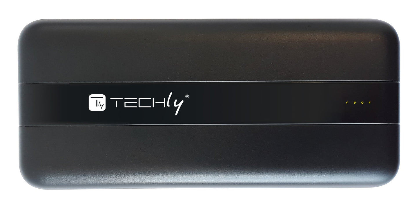 Power Bank  Smartphone 10000 mAh 20W USB-C 3 Porte Output con Cavo