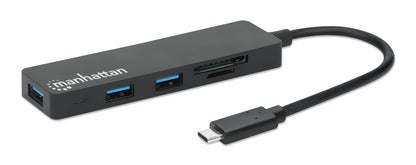 Hub USB-C 3.2 Gen 1 a 3 porte con Lettore Schede