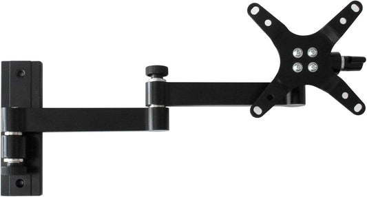 Supporto a muro per TV LED LCD 13-30'' inclinabile 3 snodi nero