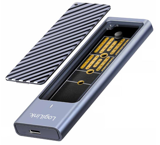 Box Esterno USB-C&trade; 3.2 Gen 2 per SSD M.2 NVMe e SATA