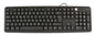 Tastiera USB 105 Tasti Layout Italiano Nero
