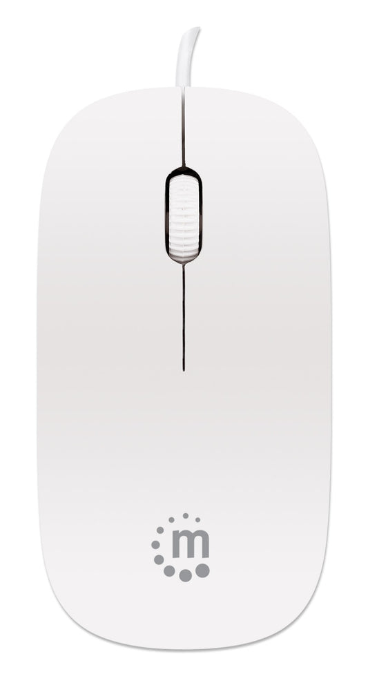 Mini Mouse Ottico USB Silhouette 1000 Dpi Bianco