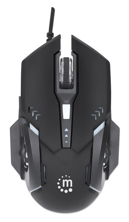 Mouse Ottico USB Gaming 3200 Dpi Retroilluminazione LED RGB