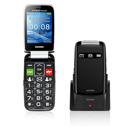 CELLULARE BRONDI FAVOLOSO DUOS BLACK ITALIA